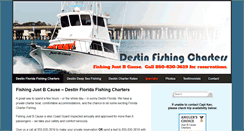 Desktop Screenshot of fishingjustbcause.com