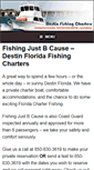 Mobile Screenshot of fishingjustbcause.com